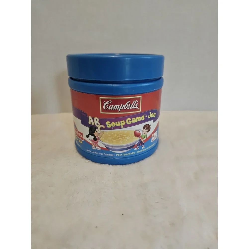 Fisher-Price Campbell's ABC Soup Game Educational Toy‎ Jar Set (No Instructions)